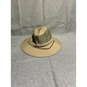 Solar Escape Boonie Hat Unisex One Size Tan Mesh Sun Protection Chin Strap